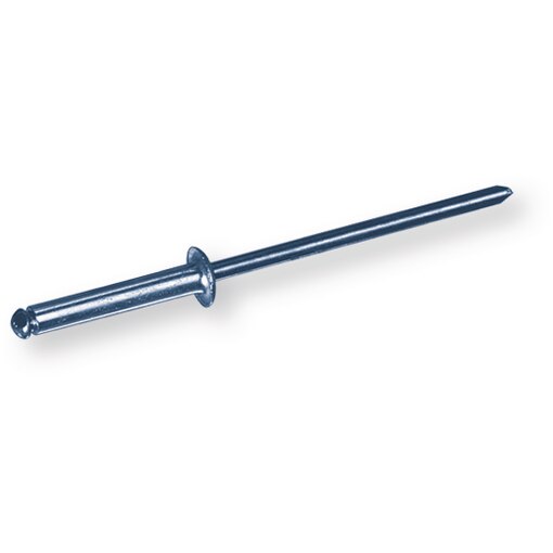 Remache estándar acero/acero, Ø cabeza 6,4 mm, long. 30 mm